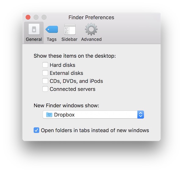 開くフォルダの設定